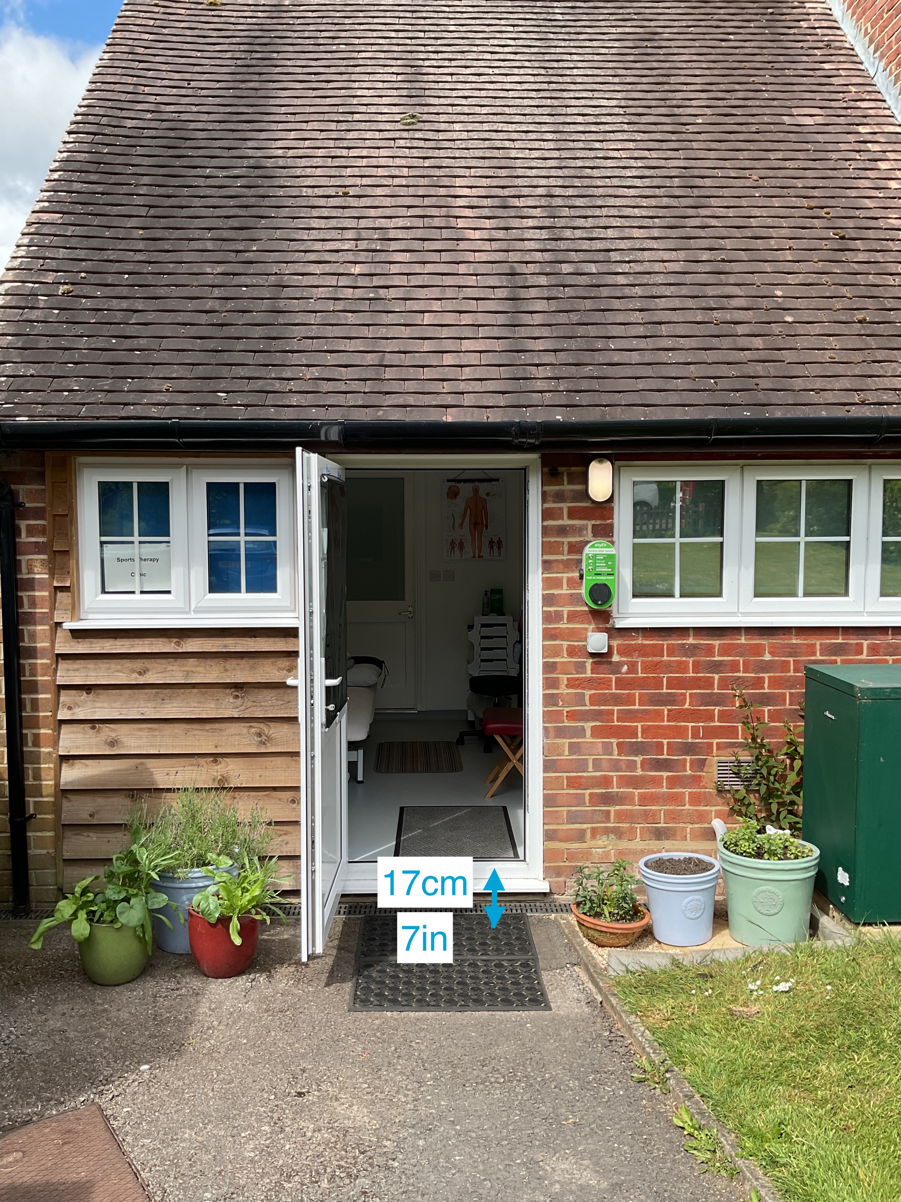 The entrance doorway